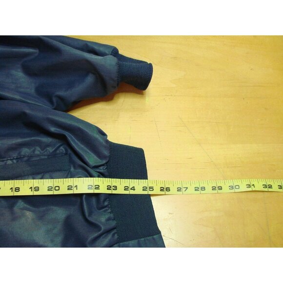 Mens XL King Louie Pro Fit Bomber Jacket PFISTER HYBRIDS Logo Full Zip USA Vtg - Picture 10 of 14